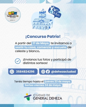 CONCURSO PATRIO. ¡NO TE QUEDES AFUERA!