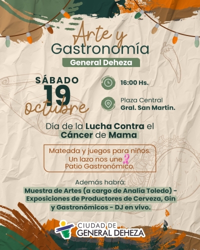 ARTE Y GASTRONOMÍA GENERAL DEHEZA