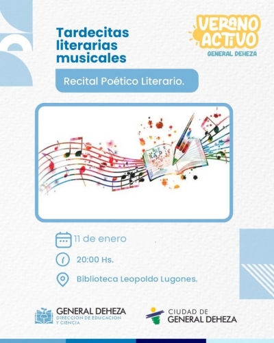 TARDECITAS LITERARIAS, EN EL MARCO DE VERANO ACTIVO.