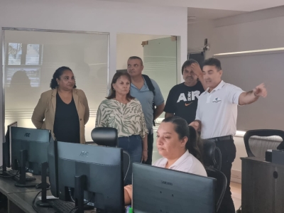 EL INTENDENTE RECIBIÓ A LA INTENDENTA DE BALLESTEROS