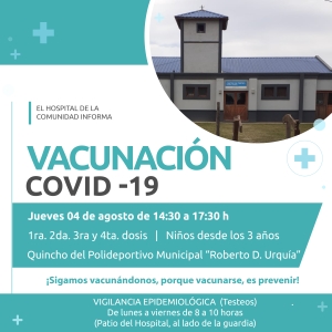 VACUNACIÓN COVID DE ESTE JUEVES.
