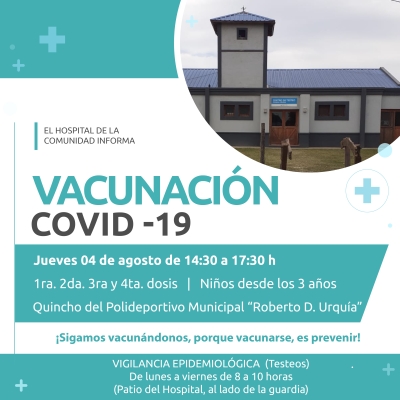 VACUNACIÓN COVID DE ESTE JUEVES.