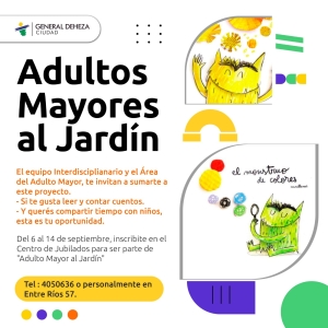 ADULTOS MAYORES AL JARDÍN.
