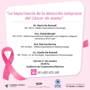 LA IMPORTANCIA DE LA DETECCIÓN TEMPRANA DEL CÁNCER DE MAMA.