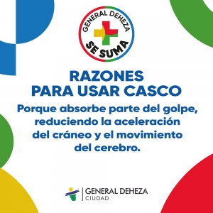 CAMPAÑA "GENERAL DEHEZA SE SUMA AL USO DEL CASCO".