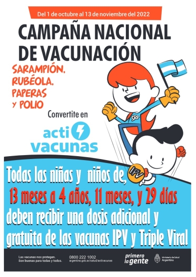CAMPAÑA NACIONAL DE VACUNACIÓN.