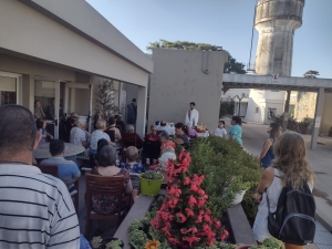 CELEBRACIÓN DE LA MISA EN LA RESIDENCIA DEL HOSPITAL DE LA COMUNIDAD