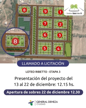 LLAMADO A LICITACIÓN