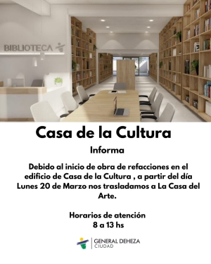REFACCIONES EN CASA DE LA CULTURA.