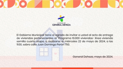 ENTREGA DE VIVIENDAS SEMILLA.