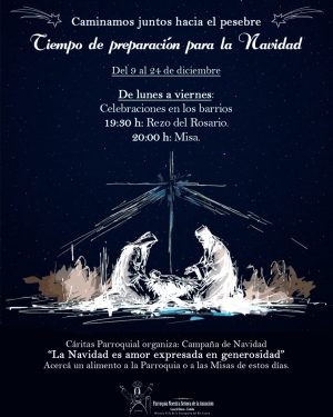 Tiempo de preparación para la Navidad