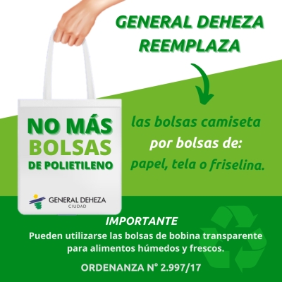 REEMPLAZÁ TU BOLSA DE COMPRAS.