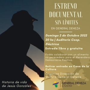 "SIN LÍMITES". ESTRENO DOCUMENTAL.