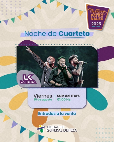 LLEGA LA KONGA A GENERAL DEHEZA - FESTEJOS PATRONALES