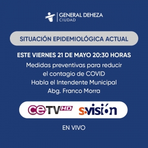 FRANCO MORRA HOY ANUNCIA MEDIDAS PREVENTIVAS.