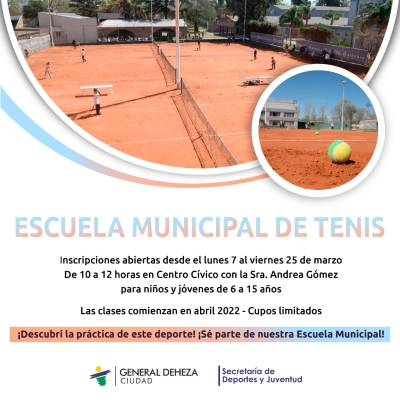 ESCUELA MUNICIPAL DE TENIS