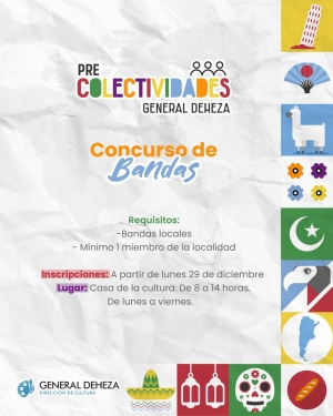CONCURSO DE BANDAS. ¡HOY COMIENZA LA INSCRIPCIÓN!