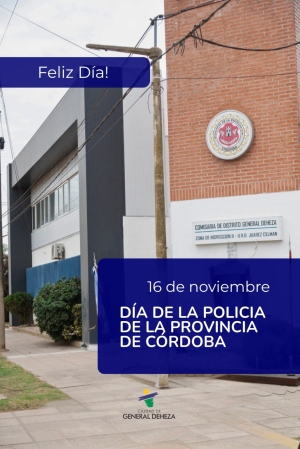 16 DE NOVIEMBRE - DÍA  DE LA POLICÍA DE LA PROVINCIA DE CÓRDOBA