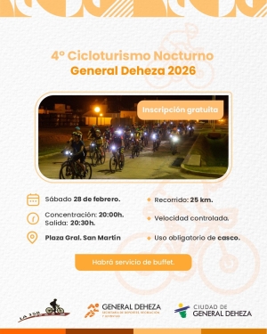 4to. CICLOTURISMO NOCTURNO