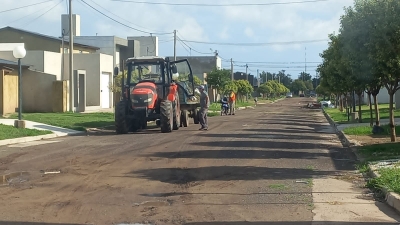 TRABAJOS EN LAS CALLES DE LA CIUDAD.