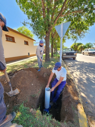 AVANCES EN LA OBRA DE RED DE AGUA.