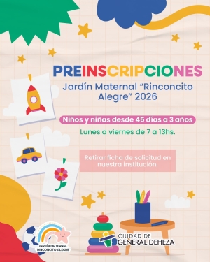 PREINSCRIPCIONES - JARDÍN MATERNAL "RINCONCITO ALEGRE"