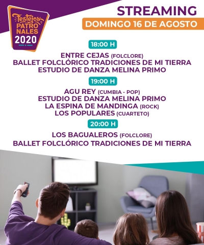 FESTEJOS PATRONALES 2020.