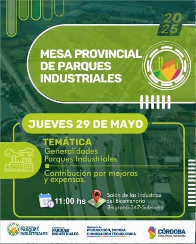 MESA PROVINCIAL DE PARQUES INDUSTRIALES