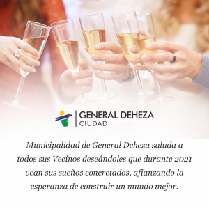 POR UN AÑO LLENO DE DICHA.