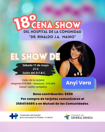 18° CENA SHOW DEL HOSPITAL DE LA COMUNIDAD.