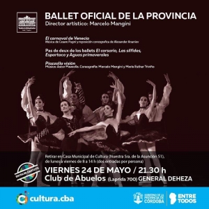 BALLET OFICIAL DE LA PROVINCIA EN GENERAL DEHEZA