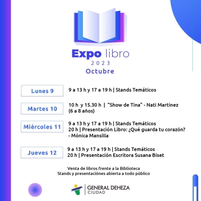 EXPOLIBRO 2023 BIBLIOTECA "LEOPOLDO LUGONES".