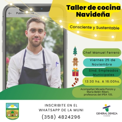 TALLER DE COCINA NAVIDEÑA.