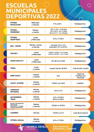 GRILLA DEPORTIVA MUNICIPAL 2022