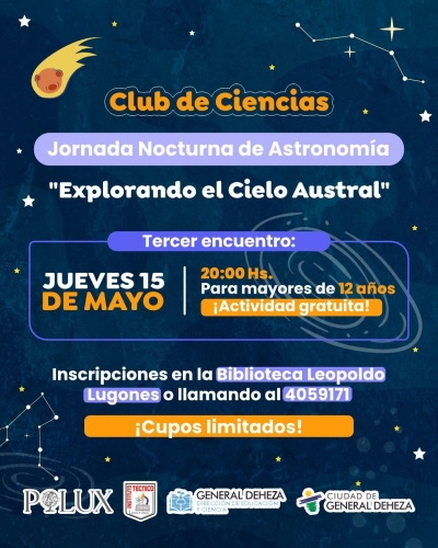 ESTE JUEVES CLUB DE CIENCIAS