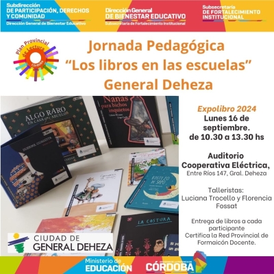 JORNADA PEDAGÓGICA. LOS LIBROS EN LAS ESCUELAS.