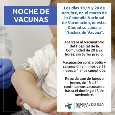 NOCHE DE VACUNAS.
