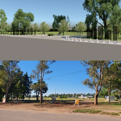 APERTURA DE CALLE EN EL POLIDEPORTIVO MUNICIPAL.