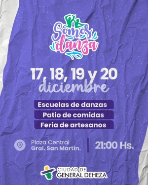 HOY, A LAS 21 HORAS ÚLTIMA NOCHE DE "SOMOS DANZA"