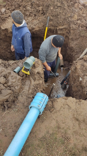 TRABAJOS EN LA RED DE AGUA.