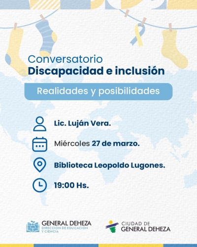 DISCAPACIDAD E INCLUSIÓN. CONVERSATORIO.