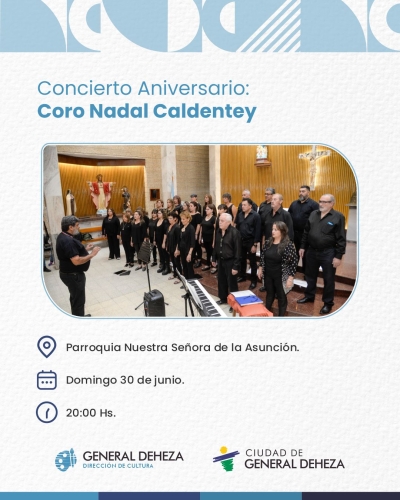CONCIERTO ANIVERSARIO CORO NADAL CALDENTEY