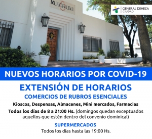 FLEXIBILIZACIÓN DE HORARIOS.