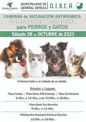 CAMPAÑA DE VACUNACIÓN ANTIRRÁBICA.