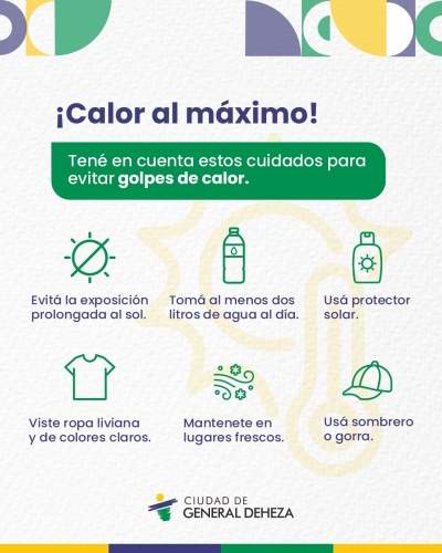 ¡ATENCIÓN! SIGUEN LAS ALTAS TEMPERATURAS.