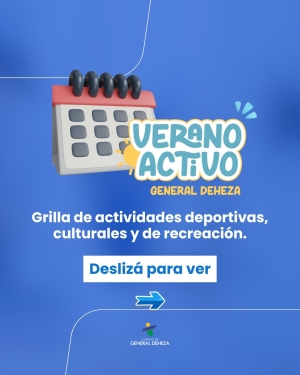 VERANO ACTIVO TE INVITA A NUESTRAS PRÓXIMAS ACTIVIDADES