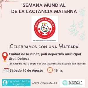 SEMANA DE LA LACTANCIA MATERNA