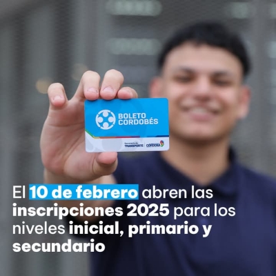 REGRESA EL BOLETO EDUCATIVO CORDOBÉS