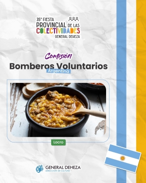 35° FIESTA PROVINCIAL DE LAS COLECTIVIDADES, TE ESPERAMOS CON COMIDAS TÍPICAS